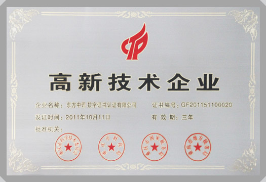 IT行業(yè)資質及榮譽